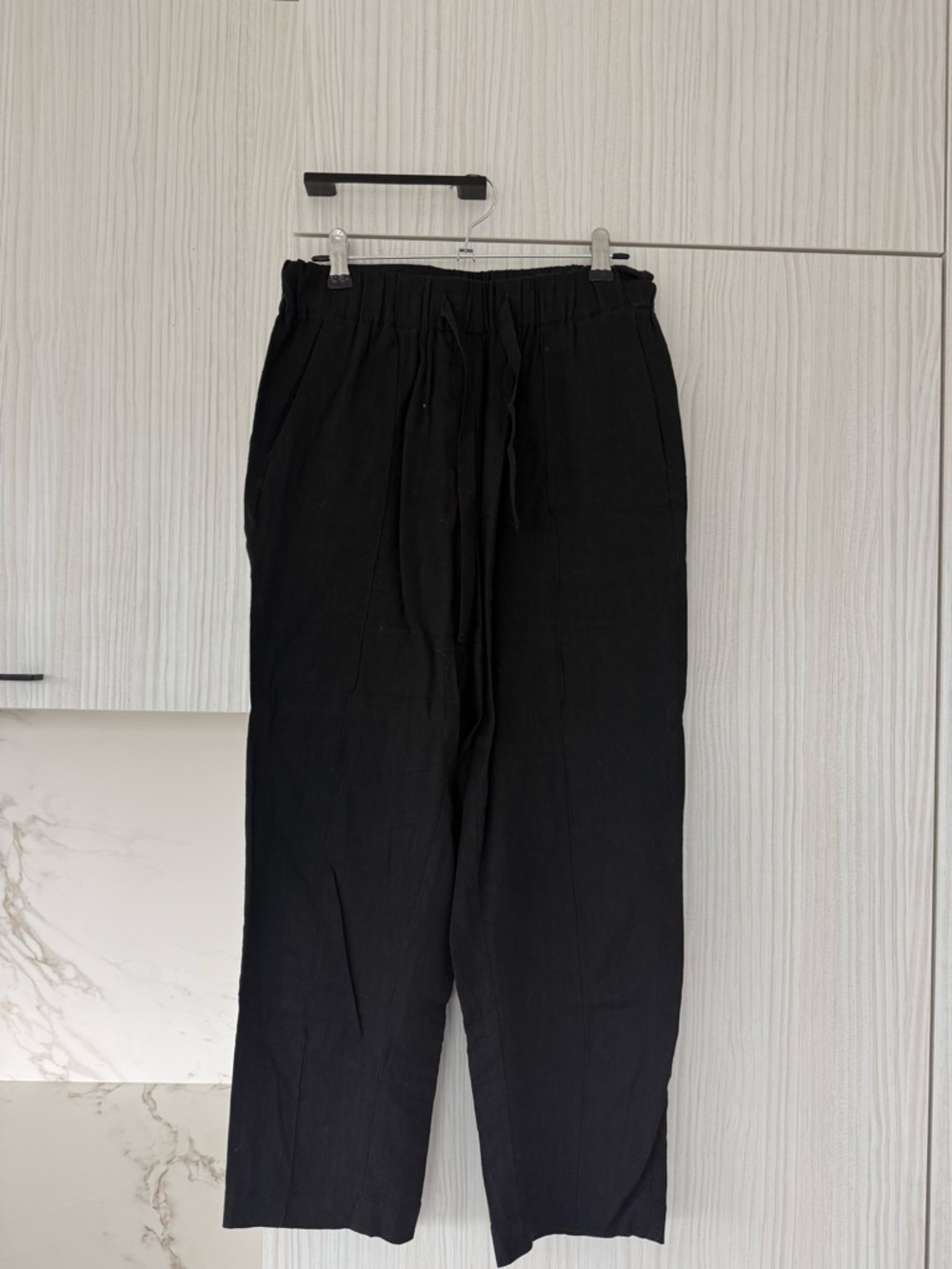 Babaton Linen Drawstring Pants